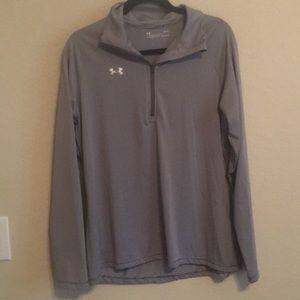 1/4 ZIP Microstripe Pullover